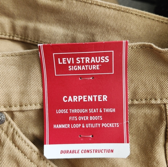 👖Levi Strauss Signature Men’s Carpenter Pants – Size 40x32  Boot Cut hammer NWT - Picture 14 of 16